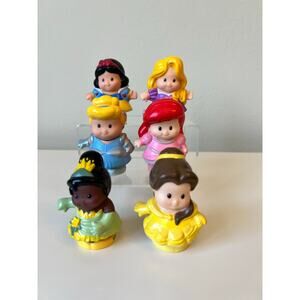 Fisher-Price Disney Princess lot of 6 Toy Figures 2012